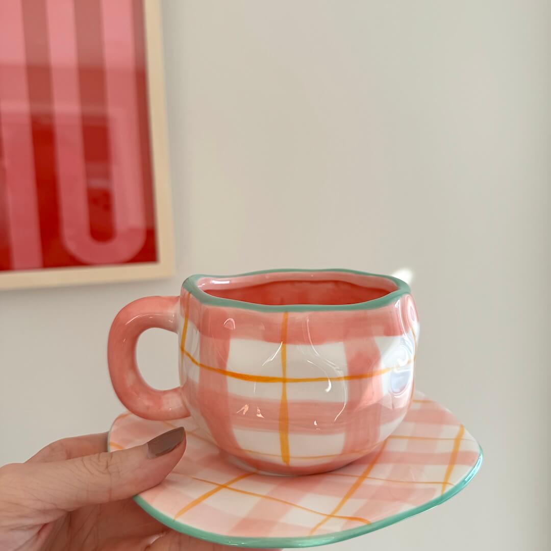 Flora Vintage Tea Cups Set