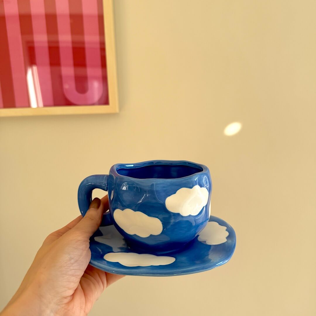 Flora Vintage Tea Cups Set