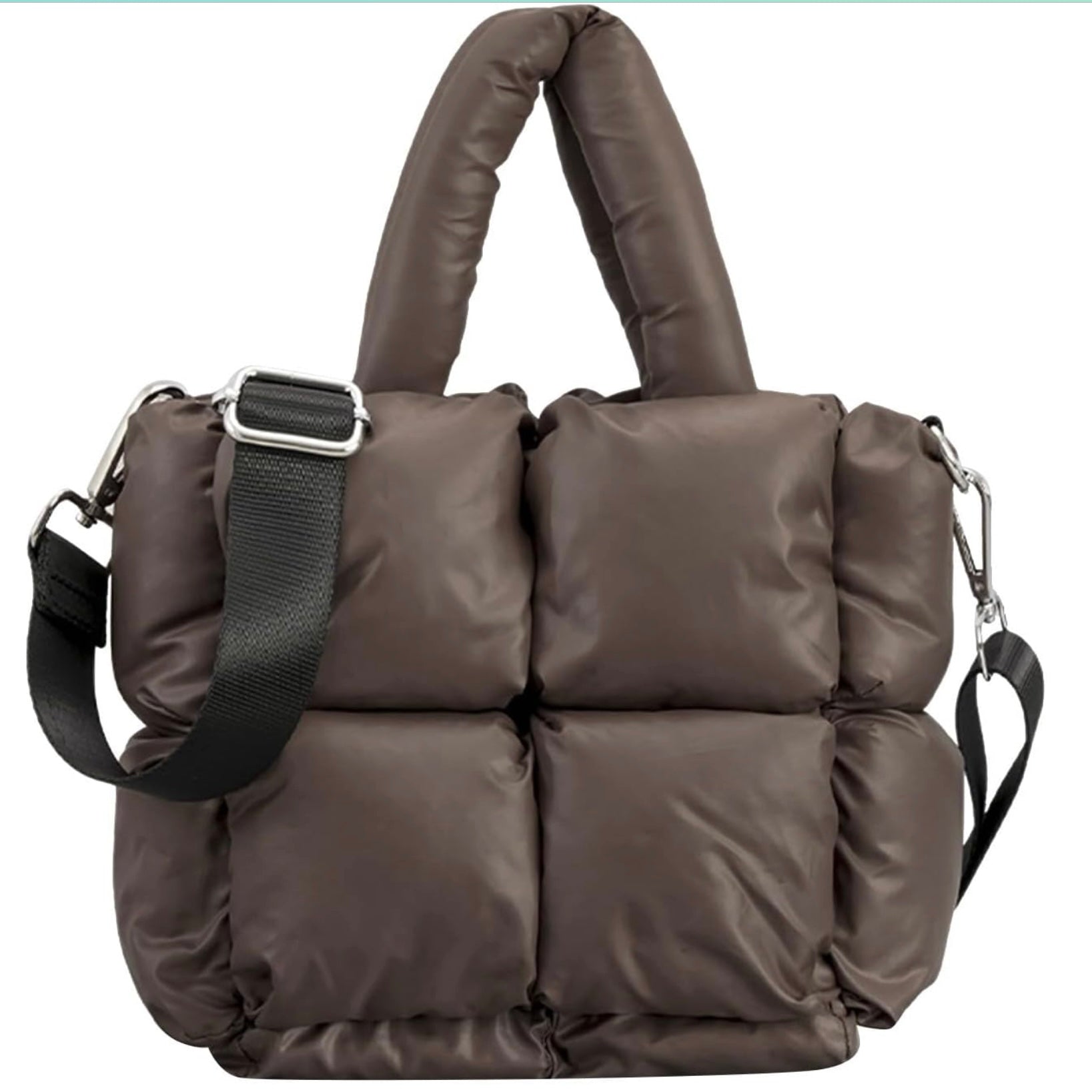 Elia Quilted Mini Puffer Tote Bag