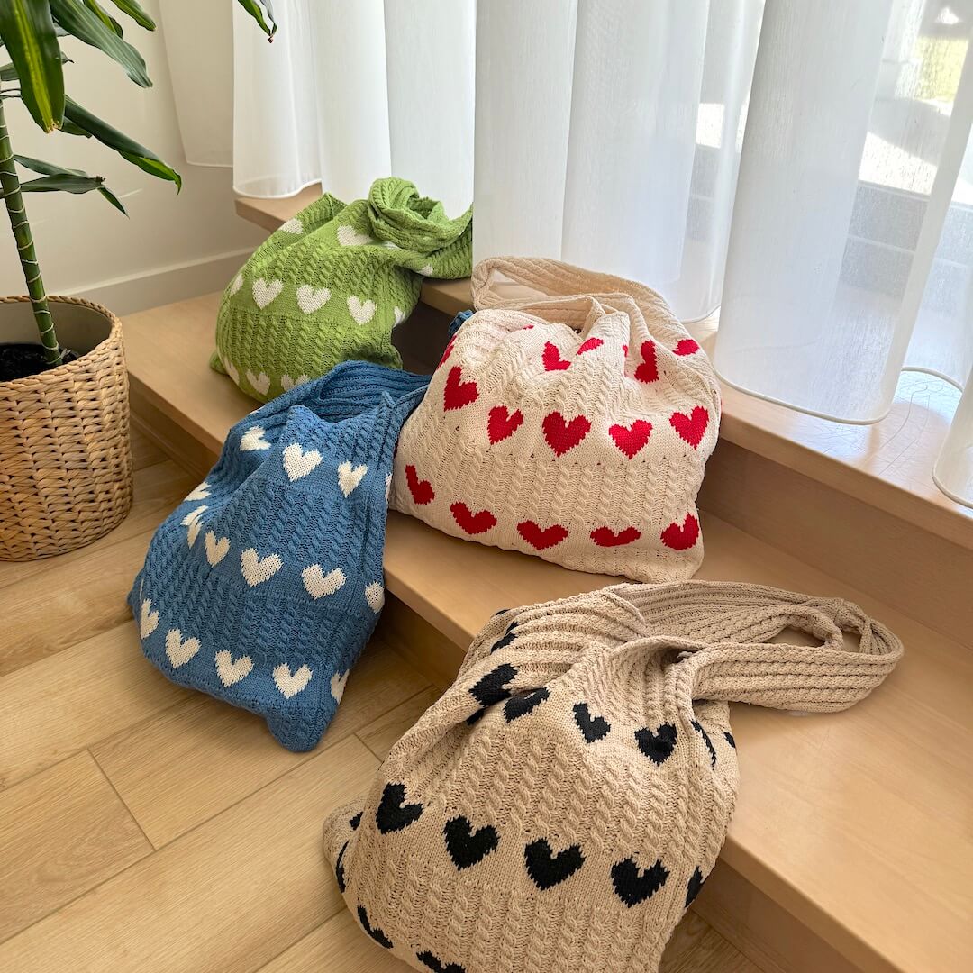 Lover's Crochet Tote Bag